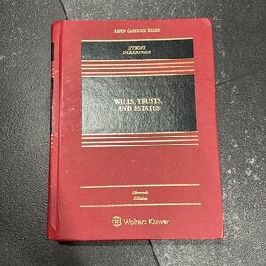 Aspen casebook Sitkoff Dukeminier Wills, trusts and estates 11th edition